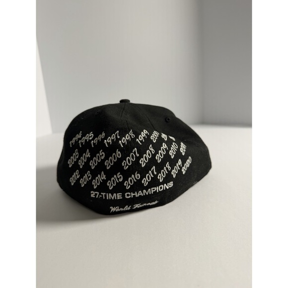 Supreme New Era Box Logo Champions Black SS21 (Used) 7 3/4